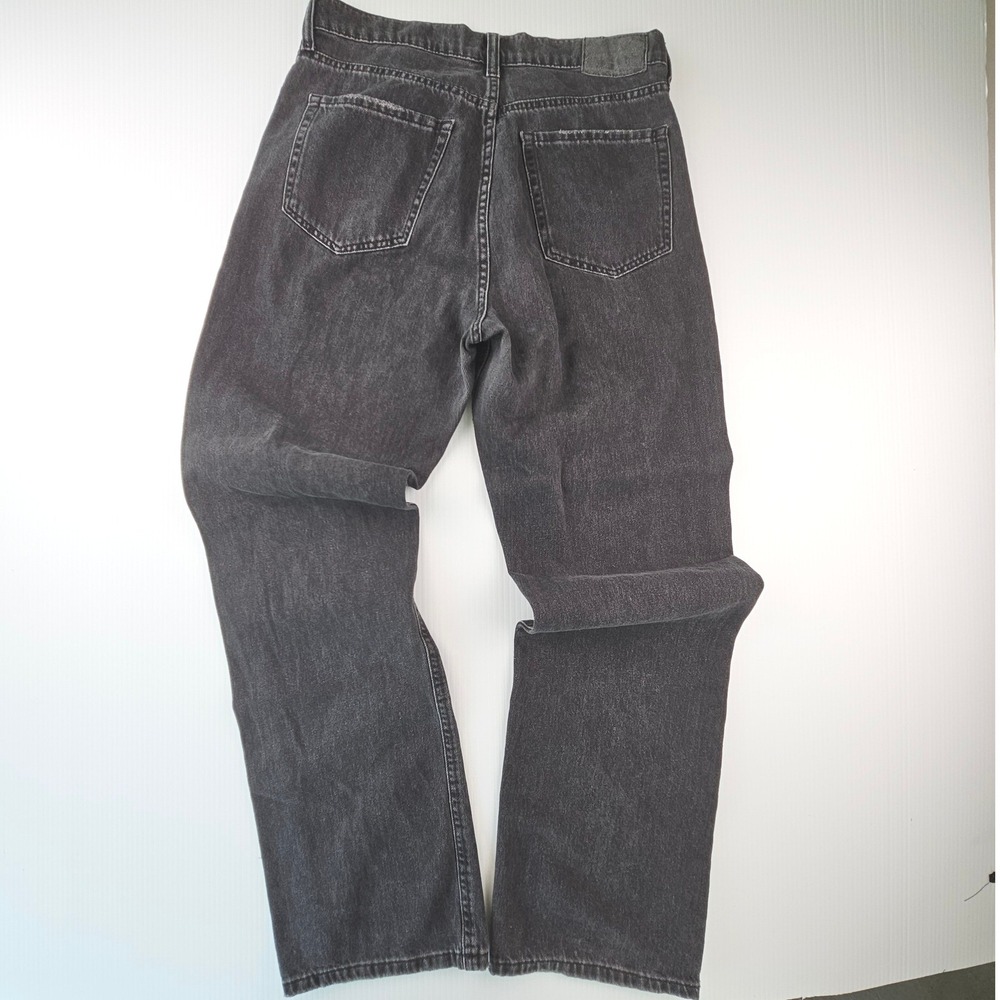 Aeropostale 90s Baggy Distressed Jeans Washed Black Grunge Skater Streetwear 8 - Picture 7 of 10
